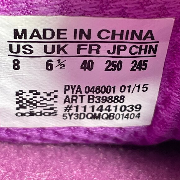 adidas Response Boost Techfit Womens Size 8 Running Shoes Blue Purple Sneaker - Picture 13 of 13